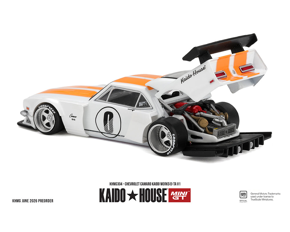 Kaido House x Mini GT 1:64 Chevrolet Camaro KAIDO WORKS TA V1 – Limited Edition
