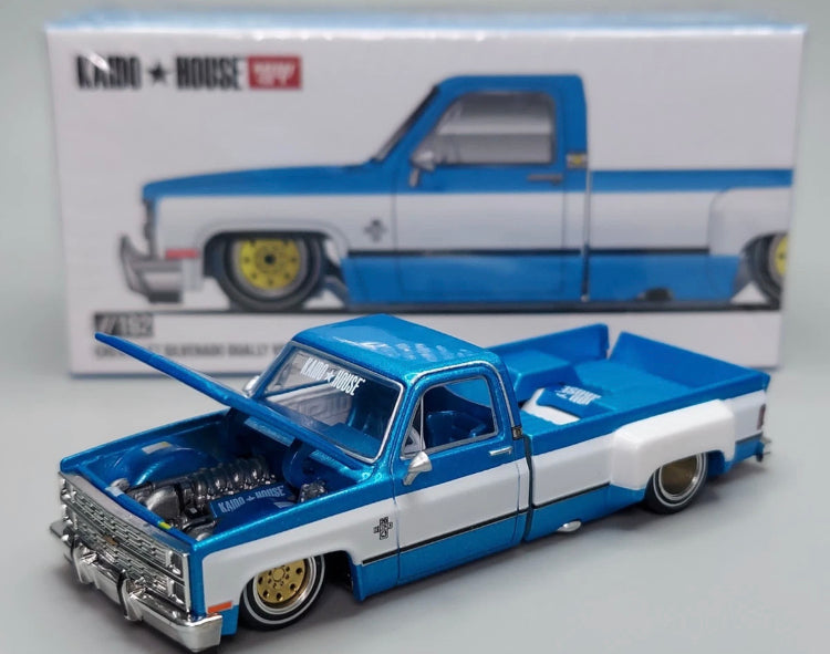 Kaido House Mini GT Chevrolet Silverado Dually Vintage Spec V1 Blue 192