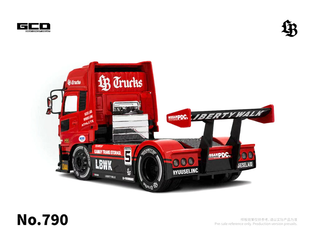 GCD 1:64 LBWK UD Quon 2022 Super Silhouette -Red – Special Edition – Red