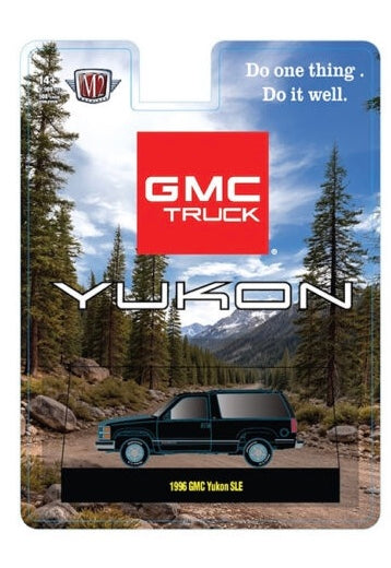 M2 Machines 1:64 1996 GMC Yukon SLE – Black – Hobby Exclusive