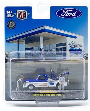 M2 machines diorama 1/64 1967 Ford F-100 Tow Truck