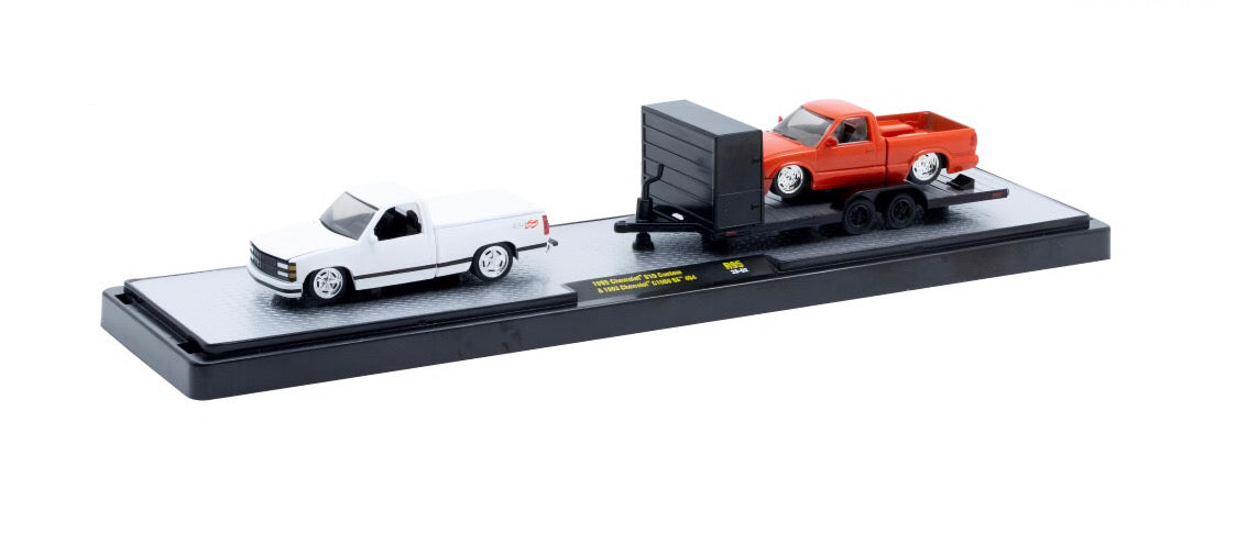 M2 Machines 1:64 Auto-Haulers
1995 Chevrolet S10 Custom & 1993 Chevrolet C1500 SS454