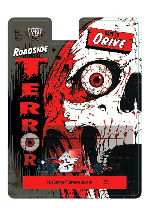 M2 Machines 1:64 1973 Chevrolet Cheyenne Super 10 Dare To Drive Terror Series – Red – Hobby Exclusive