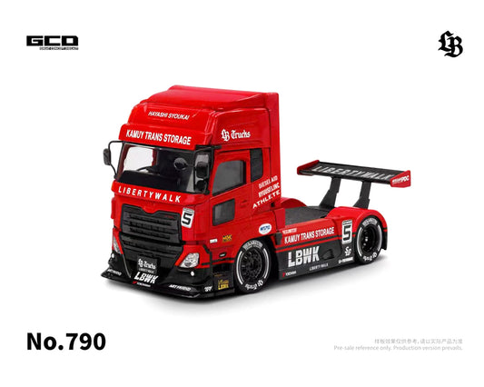 GCD 1:64 LBWK UD Quon 2022 Super Silhouette -Red – Special Edition – Red