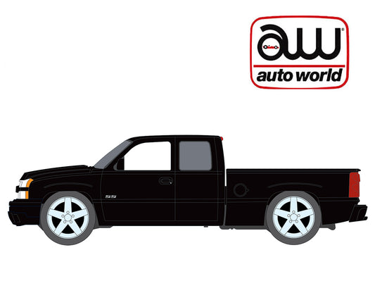Auto World 1:64 2026 Premium Release 2B – 2003 Chevy Silverado SS – Black –