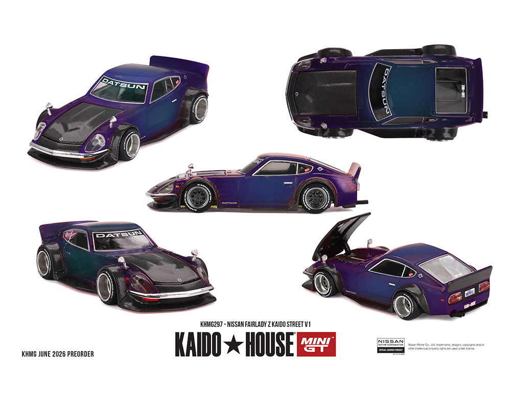 Kaido House x Mini GT 1:64 Nissan Fairlady Z Kaido Street V1 – Limited Edition