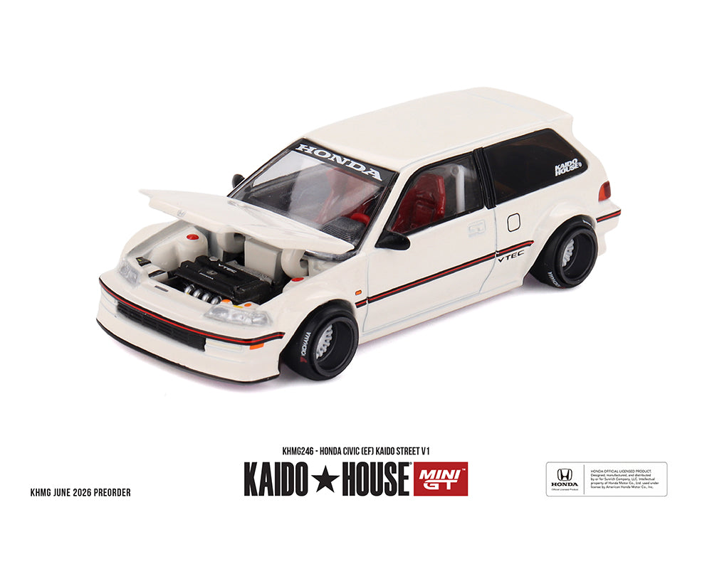 Kaido House x Mini GT 1:64 Honda Civic (EF) Kaido Street V1 – Limited E