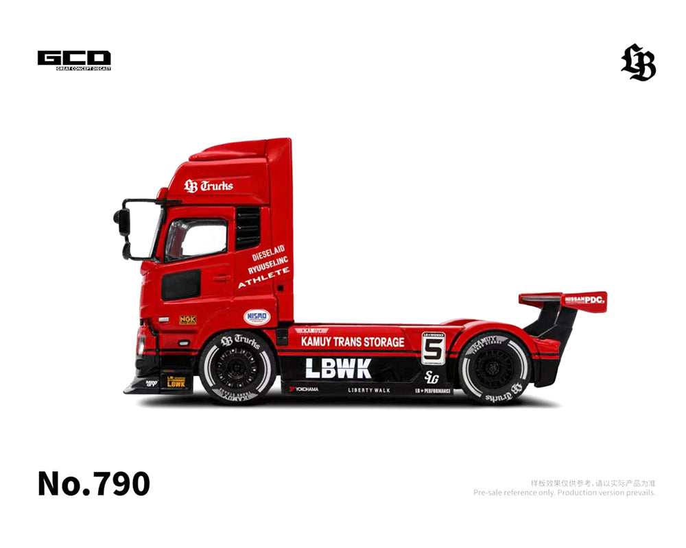 GCD 1:64 LBWK UD Quon 2022 Super Silhouette -Red – Special Edition – Red